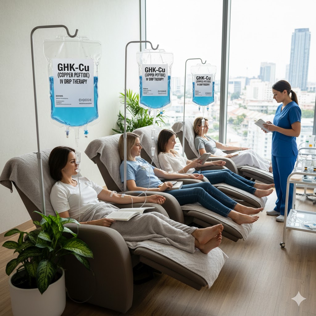 GHK Cu collagen IV drip Dubai